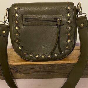 GAL Brand Olive Green Studded Women's Bag